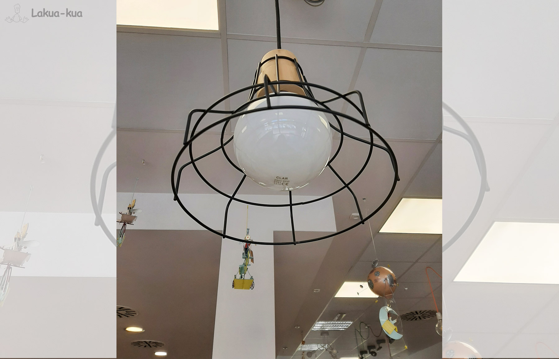 Lámpara Alambre - Iluminación Lámparas Personalizadas Muebles Lakua-kua